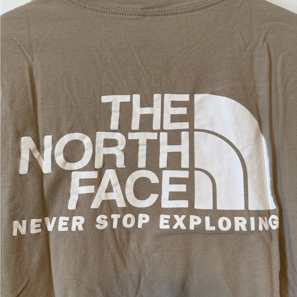 The North Face Men's Tan Short Sleeve Tee - Picture 5 of 6